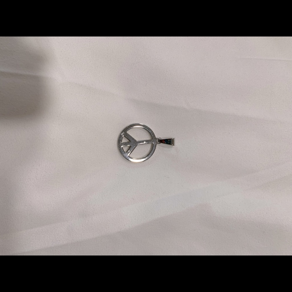 Peace sign charm